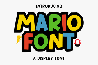 Playful Mario Font Designs for Your Creative Projects