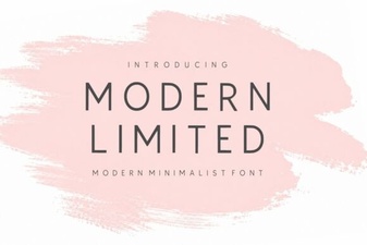 Modern Limited Font Projects for Creative Designers