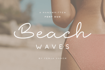 Design Your Beachside Projects with Duo Waves Font