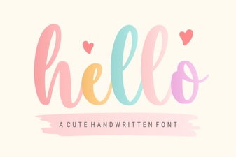 Hello Font: Creative Designs for Your Projects
