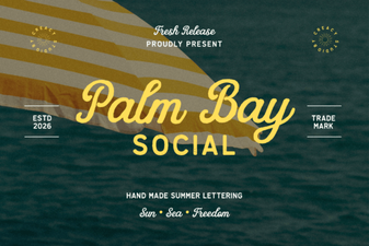Designing with Palm Bay Social Font