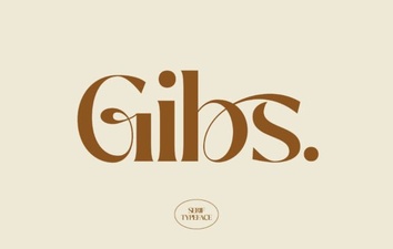 Gibs Font: a Distinctive Retro Typeface for Designers